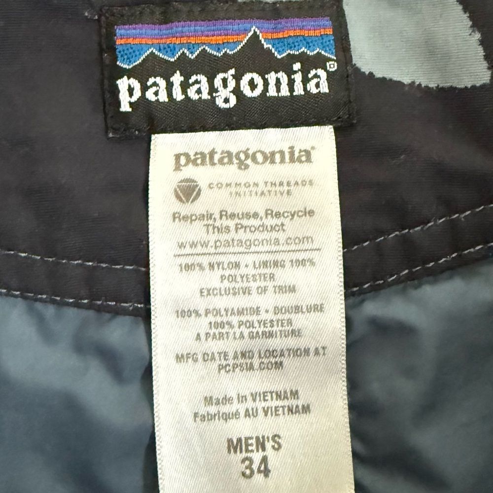 Patagonia Men’s Blue Paddler Drawstring Quick Dry Hip Pocket Board Shorts. 34. - Picture 5 of 9